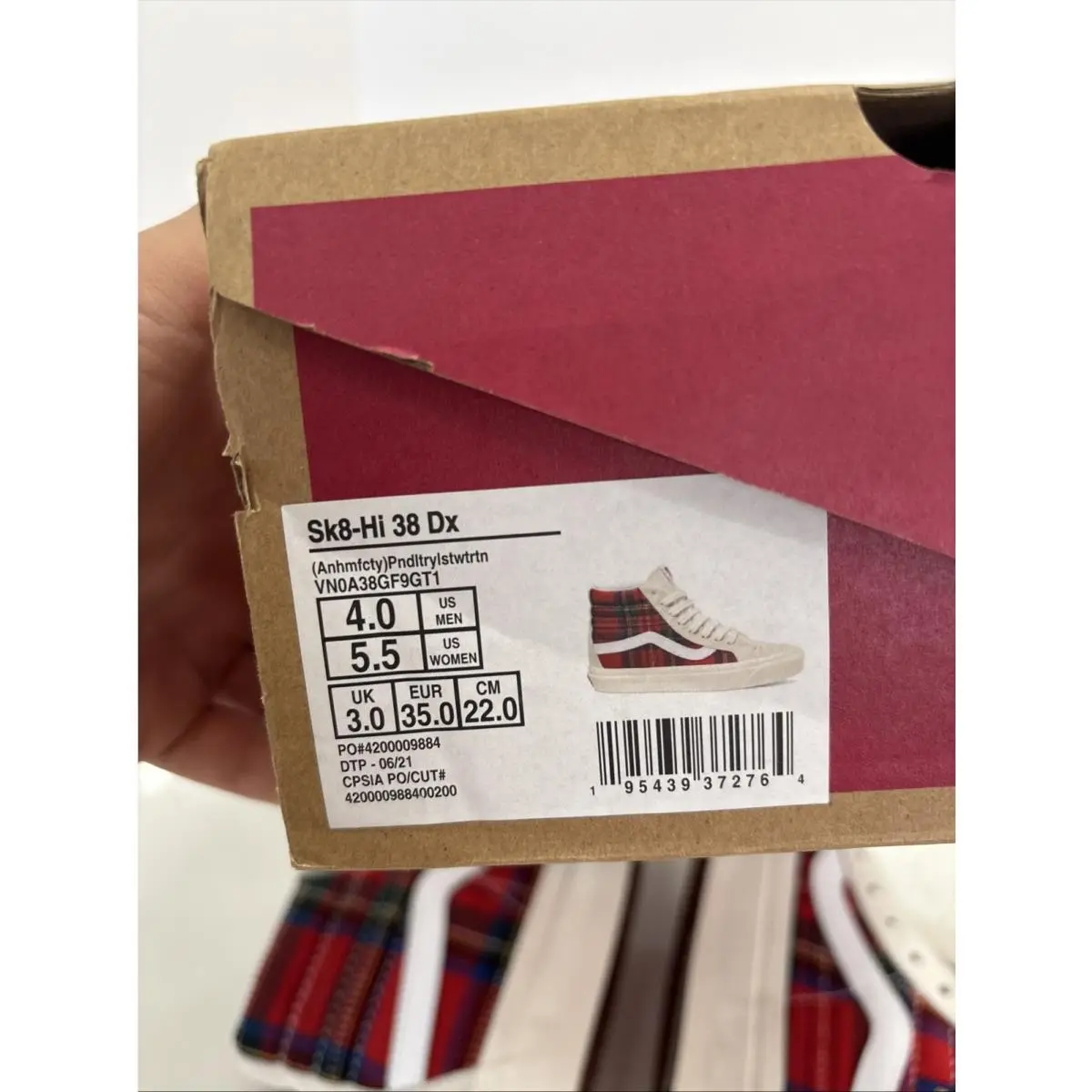 Vans shoes - VANS Sk8-Hi - VN0A38GF9GT - White 6