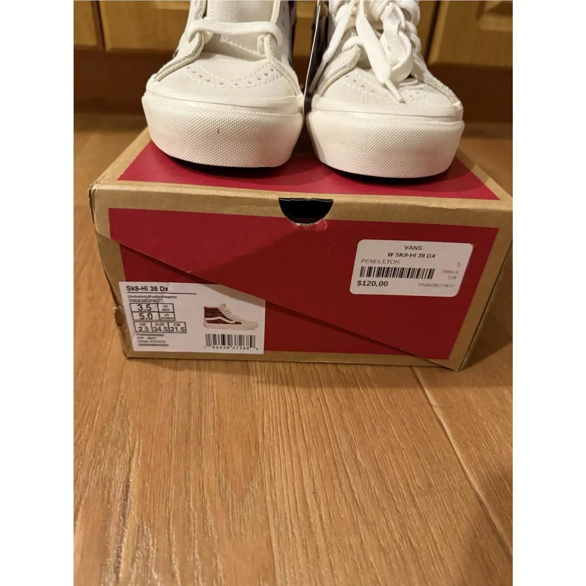 Vans shoes - VANS Sk8-Hi - VN0A38GF9GT - White 2