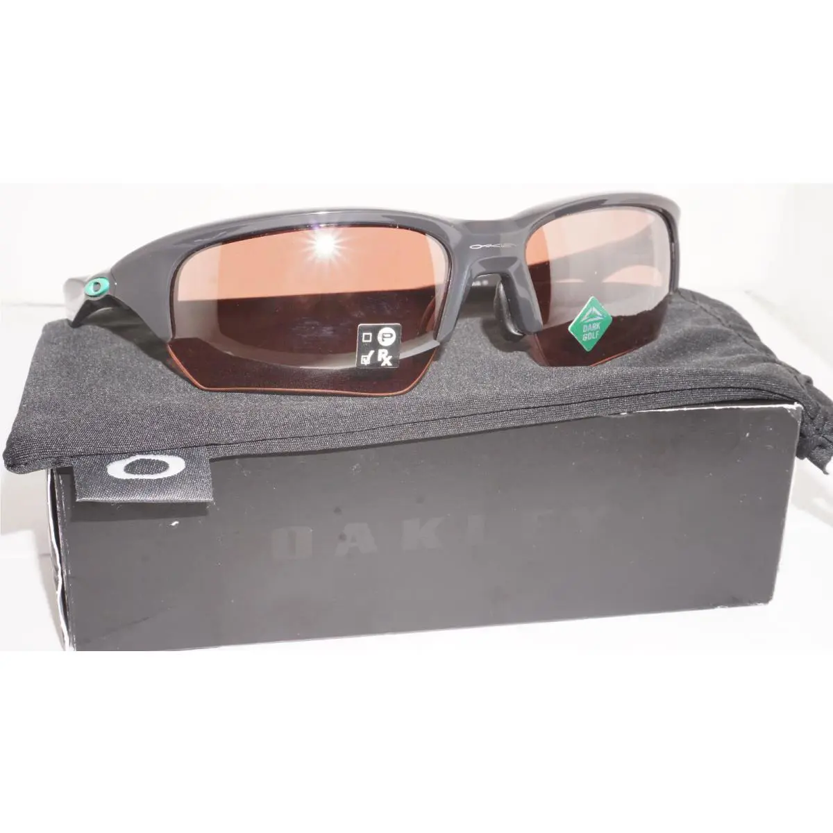 Oakley Sunnglasses Flak Draft A Matte Carbon Prizm Golf OO9372 1165 65 09 131