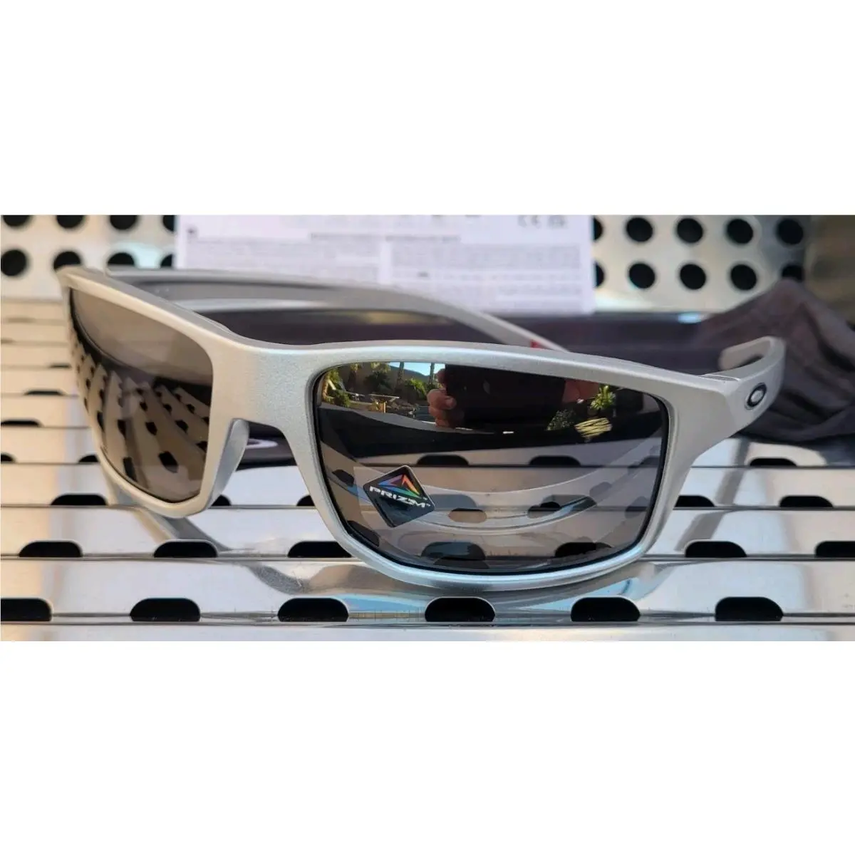 Oakley Gibston Sunglasses 9449-2260 X-silver w/ Prizm Black Lenses