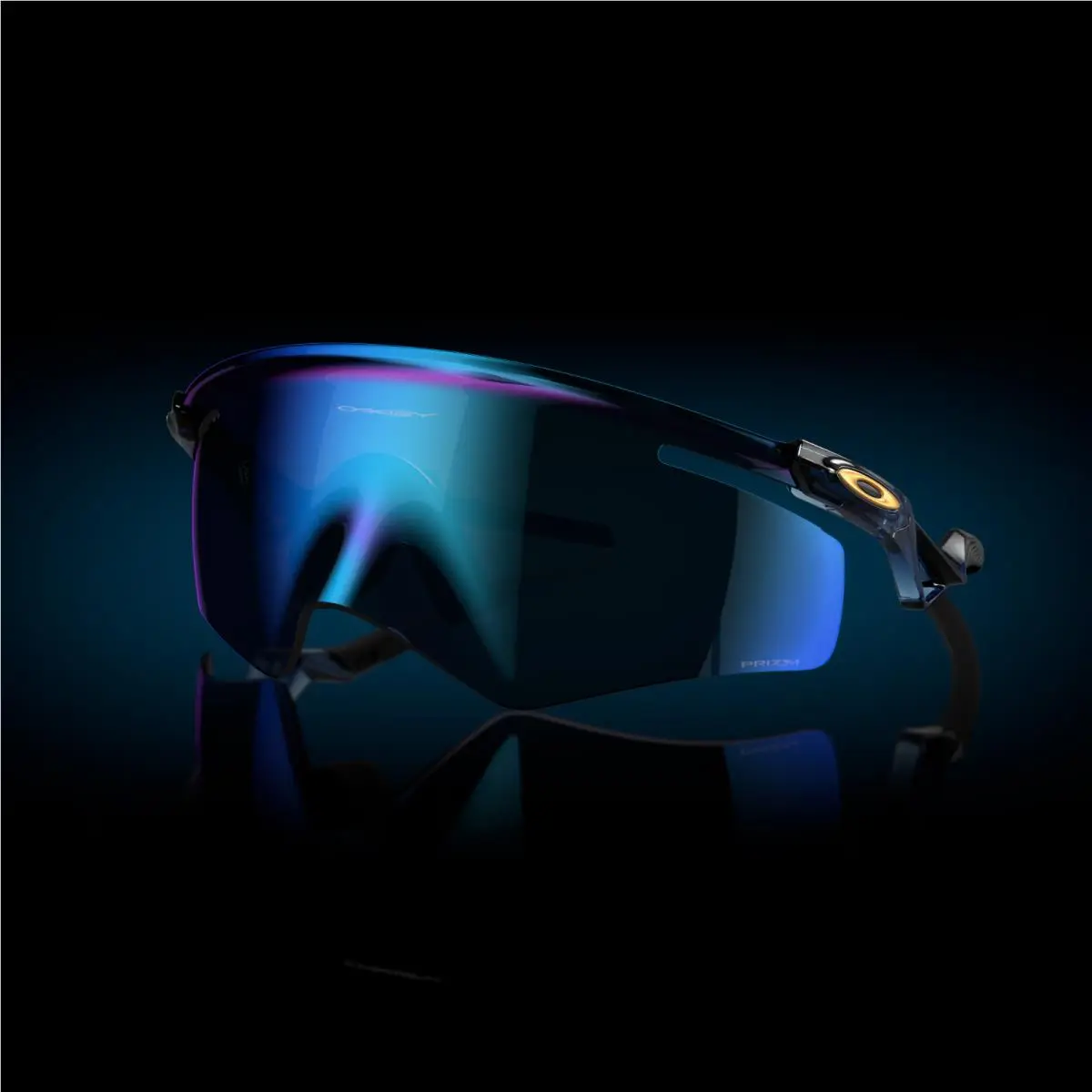 Oakley Sunglasses Qntm Kato OO9481D-0256 Transparent Stonewash W/ Prizm Sapphire