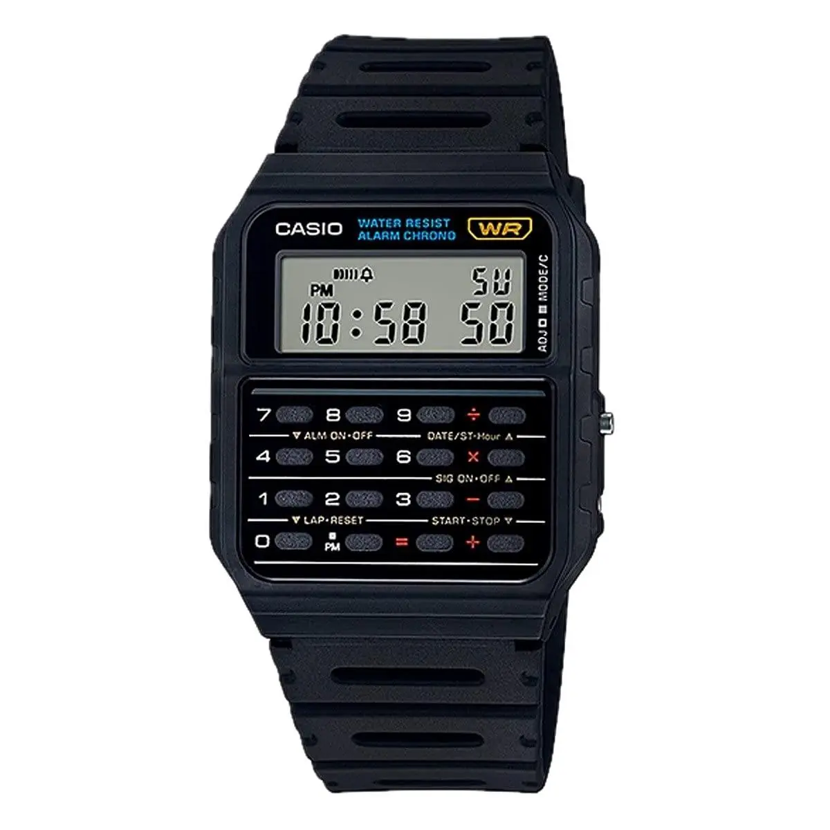 Men`s Classic Calculator Watch - CA-53W-1 by Casio