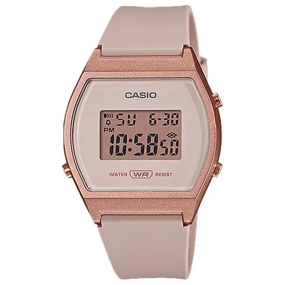 Casio Women`s Digital Sport Watch with Pink Dial - LW-204-4ACF