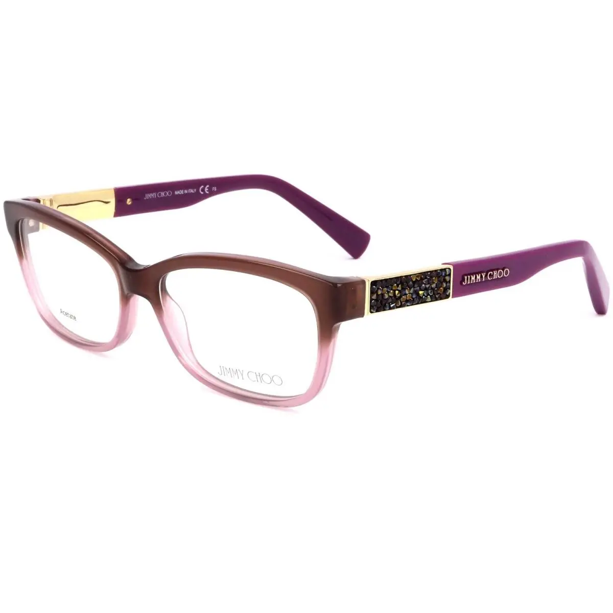 Jimmy Choo Women`s 53mm Shaded Brown Pink Opticals JC110-F1A-53