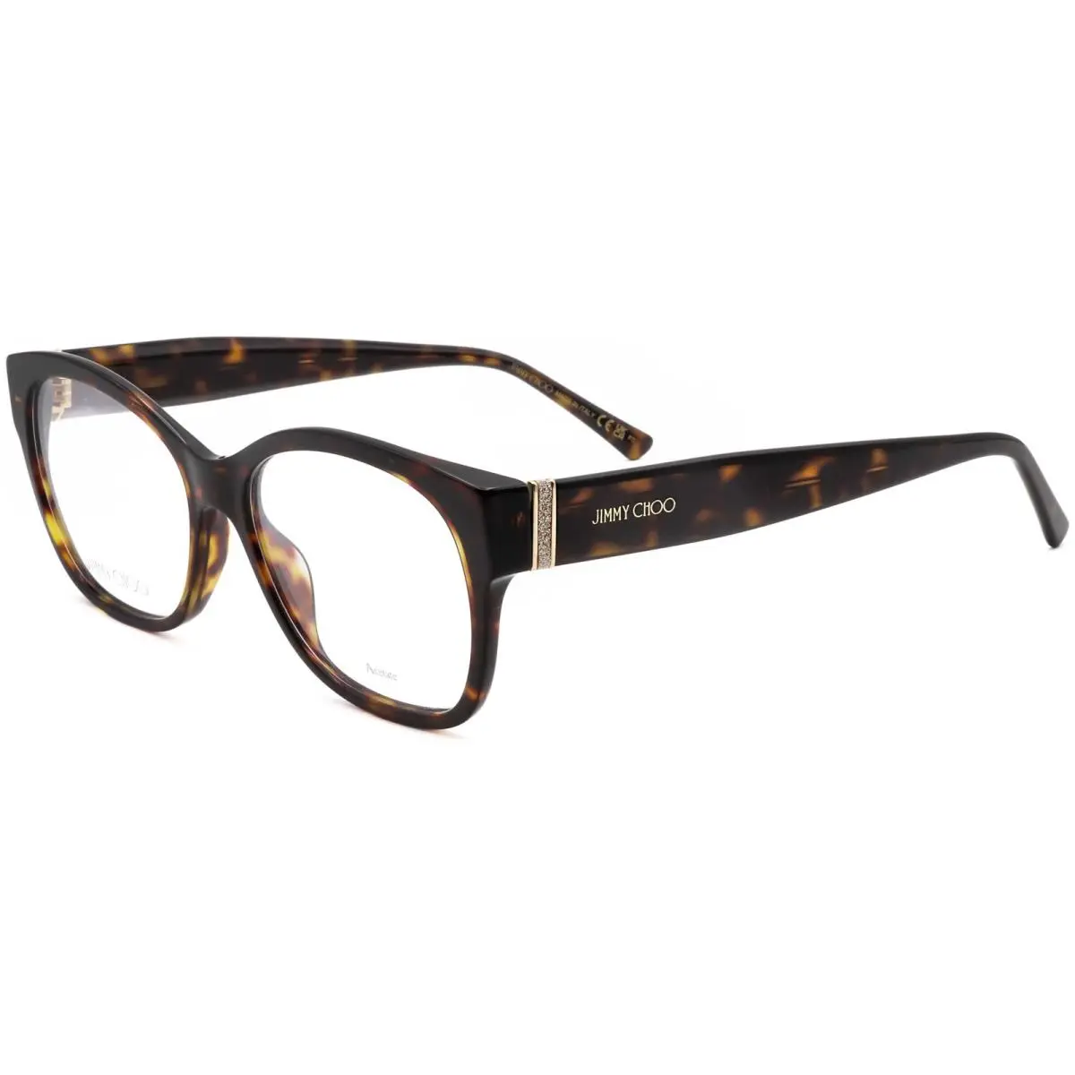Women`s 53mm Havana Opticals JC371-086-53 by Jimmy Choo