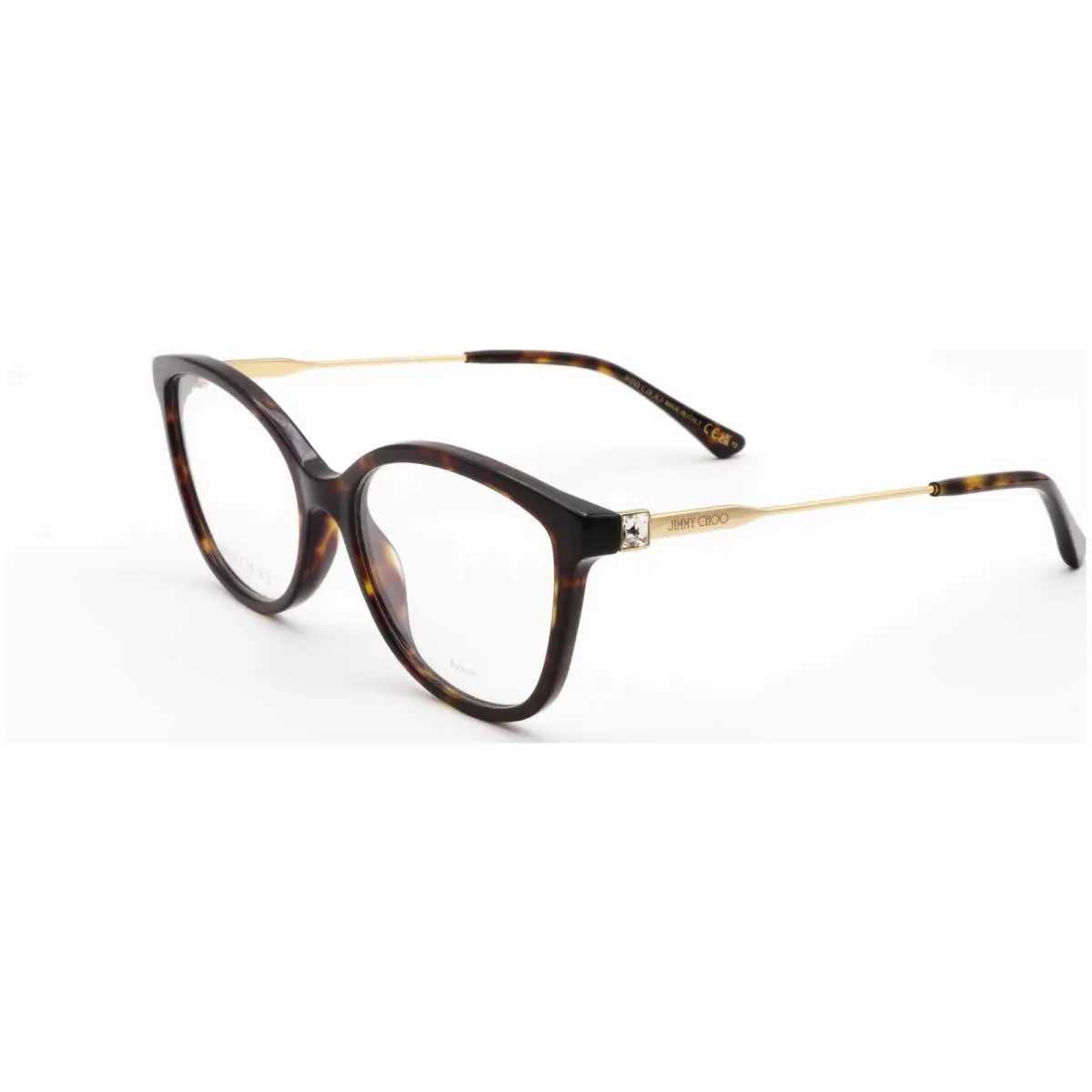 Women`s 53mm Havana Opticals JC373-086-53 by Jimmy Choo