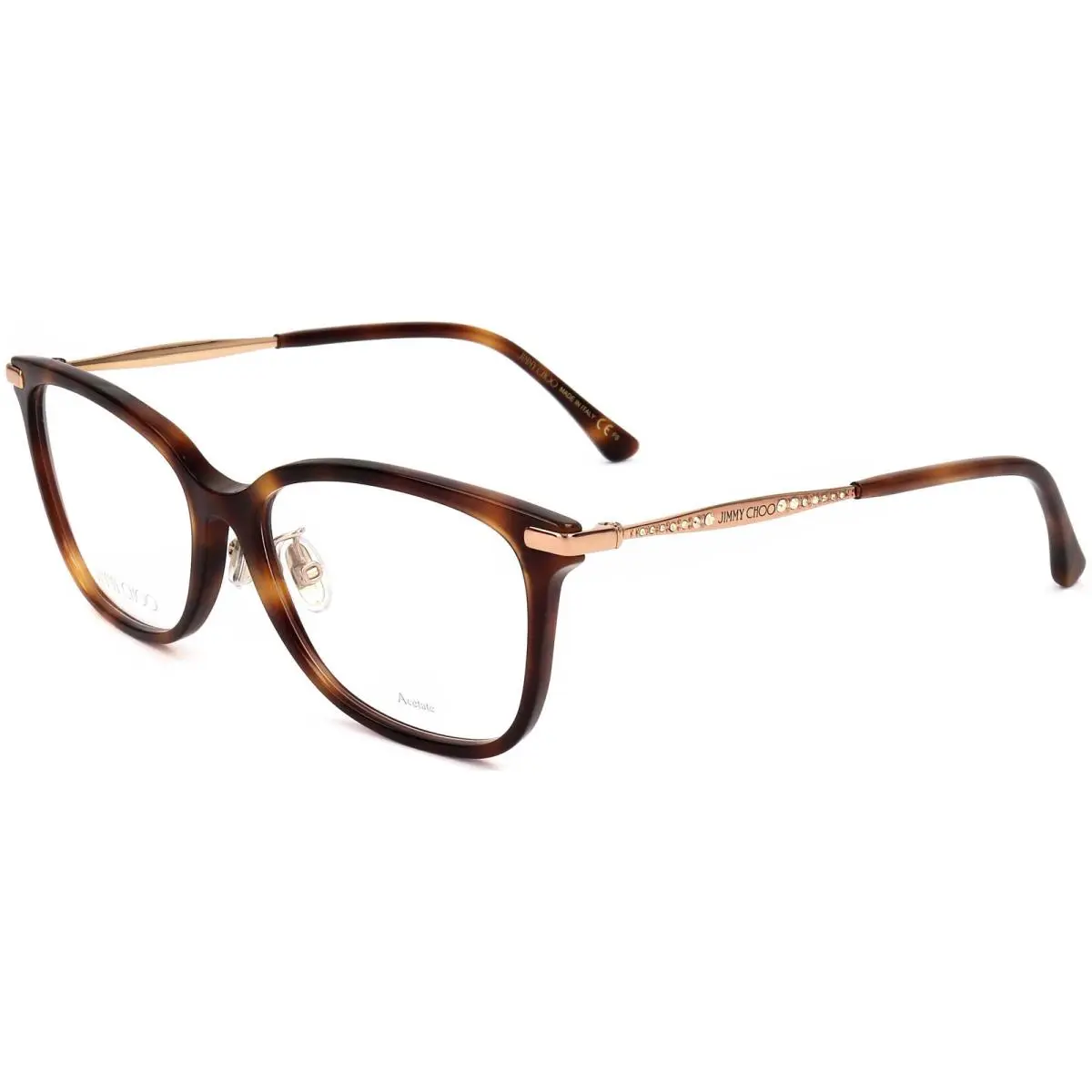 Jimmy Choo Women`s 54mm Gold Havana Opticals JC307-F-06J-54