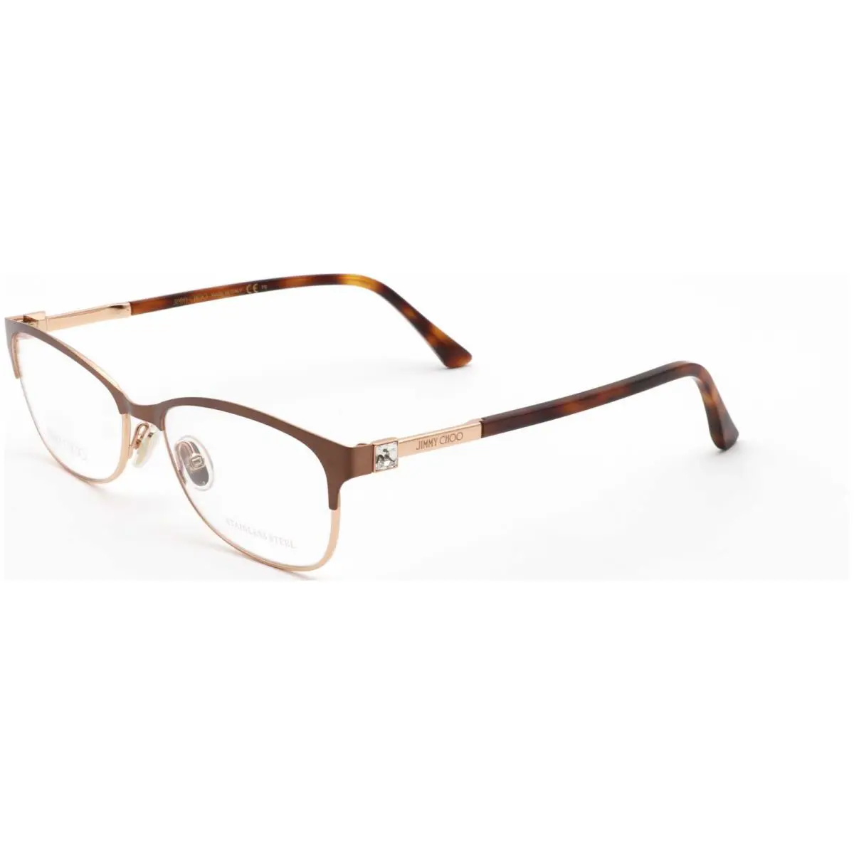 Jimmy Choo Women`s 54mm Brown Gold Opticals JC275-0FG4-00