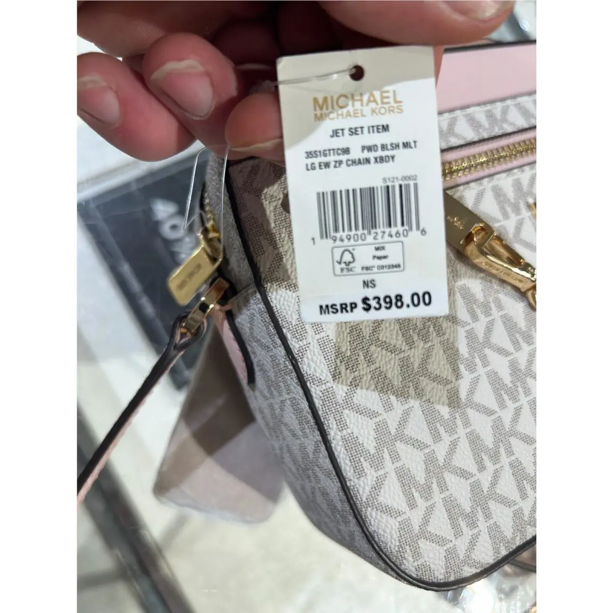Michael Kors  bag  - Michael Kors Jet Set Travel - 35F3GTTC9L - Variant: MK Black, Handle/Strap: Black, Hardware: Gold