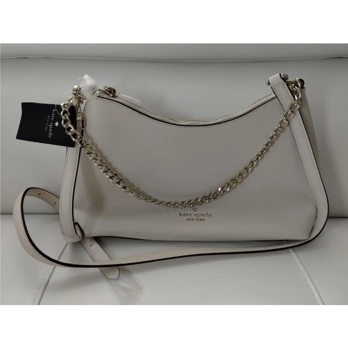 New York Zippy Pebbled Leather Convertible Crossbody K9374 by Kate Spade