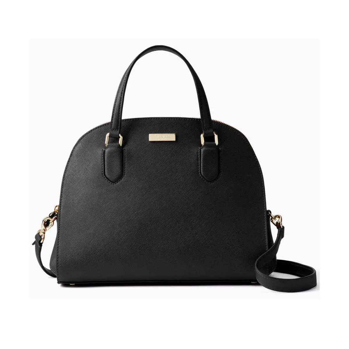 Kate Spade Laurel Way Leather Reiley Satchel Black