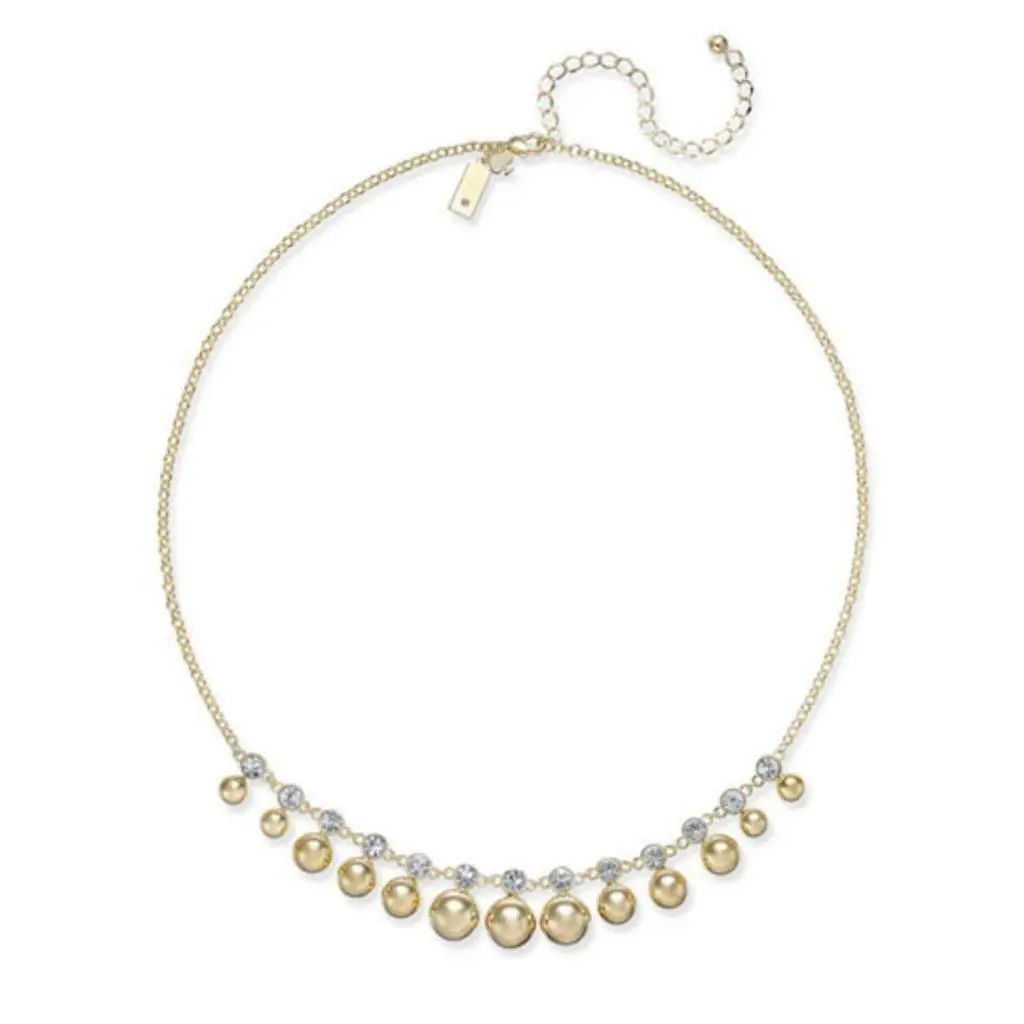 Kate Spade New York Golden Girl Gold Plated Mini Necklace WBRUE667 532258