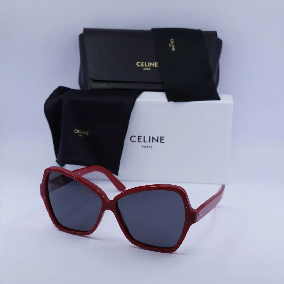Celine CL4066IS 66A Red/grey 64-12-145 Sunglasses