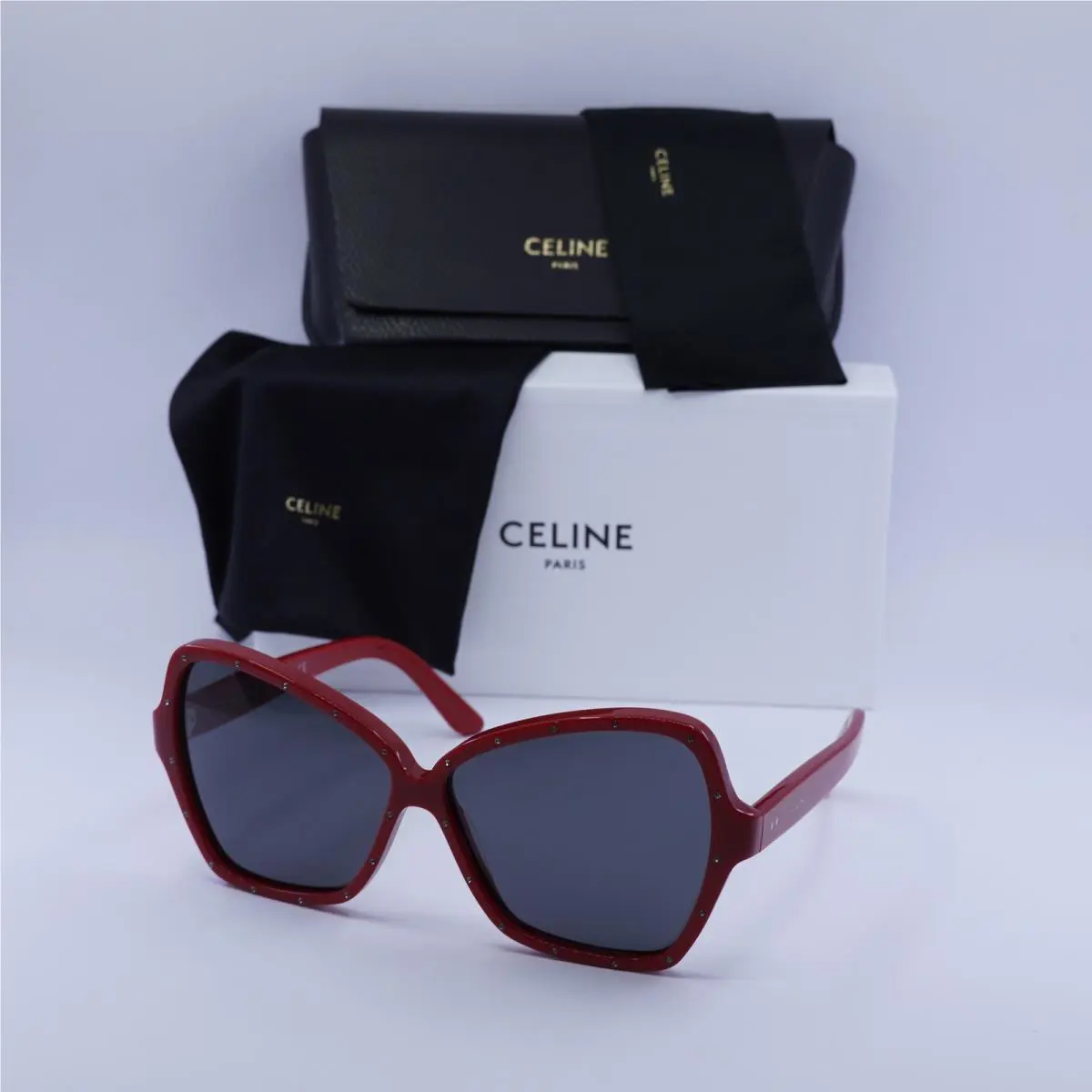 Celine CL4066IS 66A Red/grey 64-12-145 Sunglasses