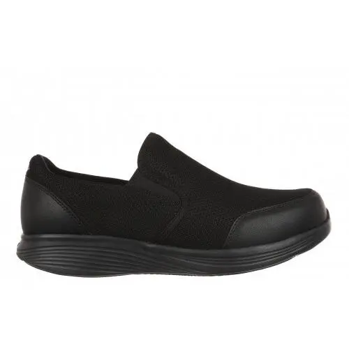 Mbt Men`s Modena De-acacia Slip ON Apma Certf Diabetic Seam-free Mesh BLACK-703244-03Y by MBT