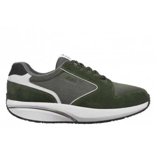 Mbt Women`s 1997 Classic II Suede Leather Level 3 Rocker 10 Colors ARMY GREEN-703248-1342Y by MBT