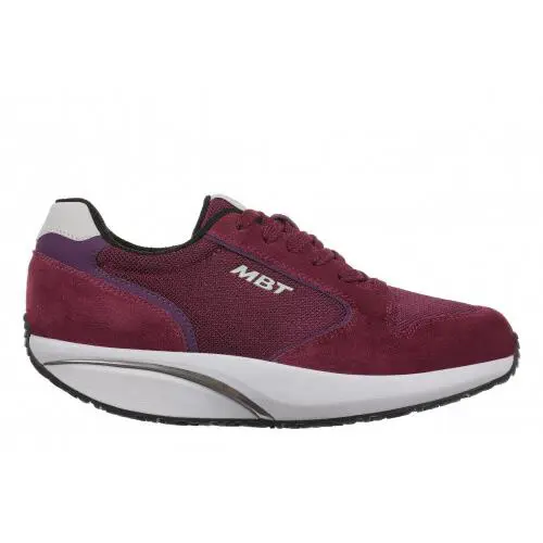 Mbt Women`s 1997 Classic II Suede Leather Level 3 Rocker 10 Colors Berry-703248-1409Y by MBT