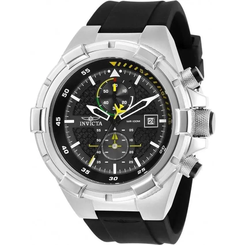 Invicta Aviator 50.5mm Black Dial Multifunction Men`s Watch 28102