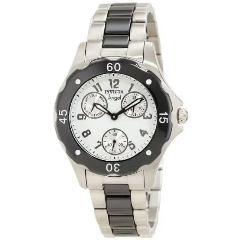 Invicta 1654 Women`s Watch Bracelet Watch Angel Ceramic Stainless Steel