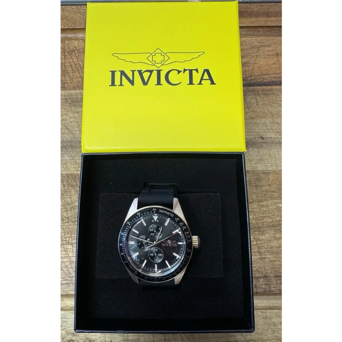 38407 -  Aviator Nomad Men`s Watch - 45mm Black by Invicta