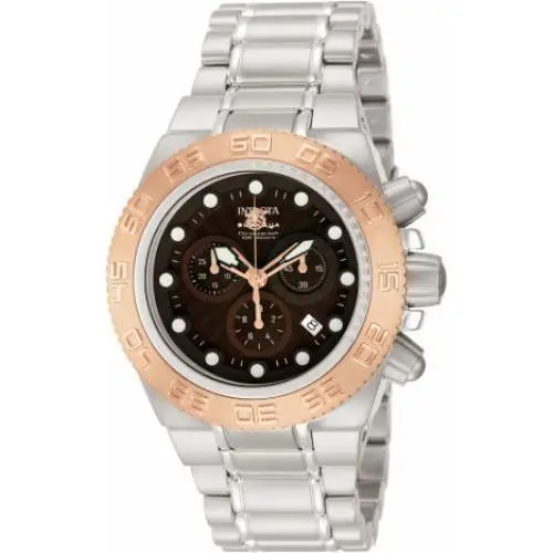 Invicta Men`s 10846 Sport Subaqua Chrono 100M Stainless Steel Brown Dial Watch