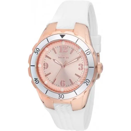 Angel Quartz Rose Gold Dial Ladies Watch 48853 by Invicta