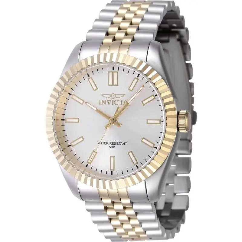 Watch Invicta 47484 Specialty Man 43mm Stainless Steel - Dial: Silver, Band: Golden
