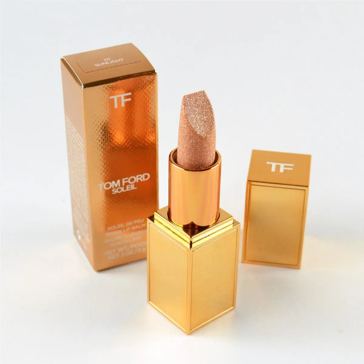 Tom Ford Soleil Spark Lip Balm 01 Sunlight - Full Size 0.1 Oz. / 3 g