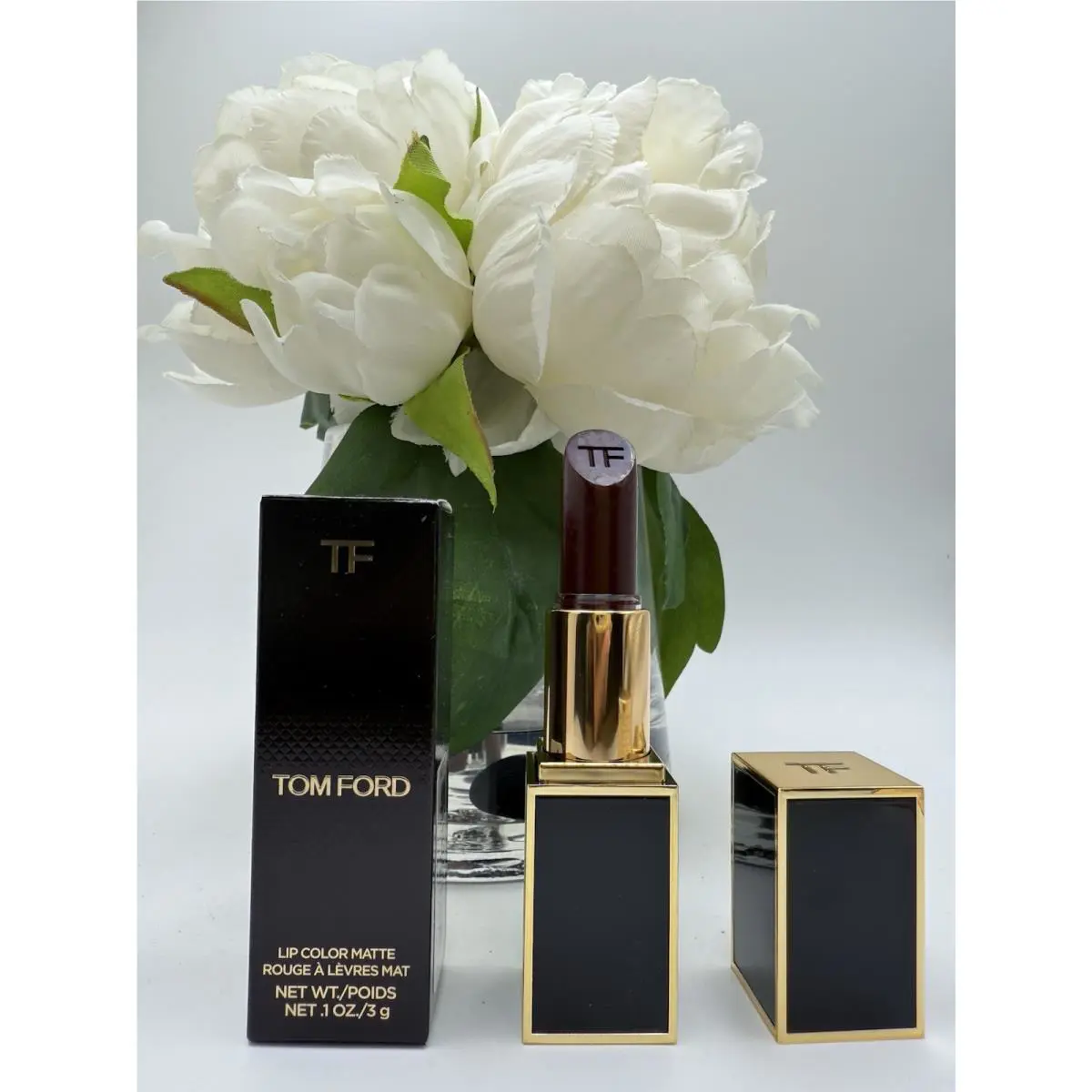 Tom Ford Lip Color Matte 10 Black Dahlia .1oz / 3g