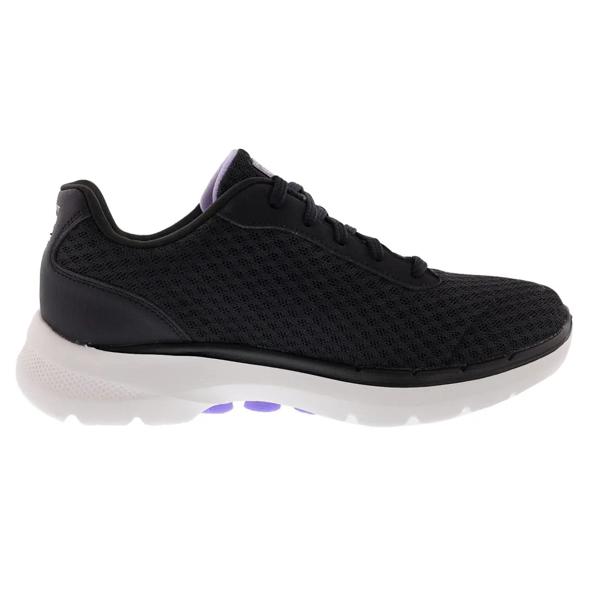 Skechers shoes - SKECHERS GO WALK 6- VENECIA - 124549 BKLV - BLACK / LAVENDER 0
