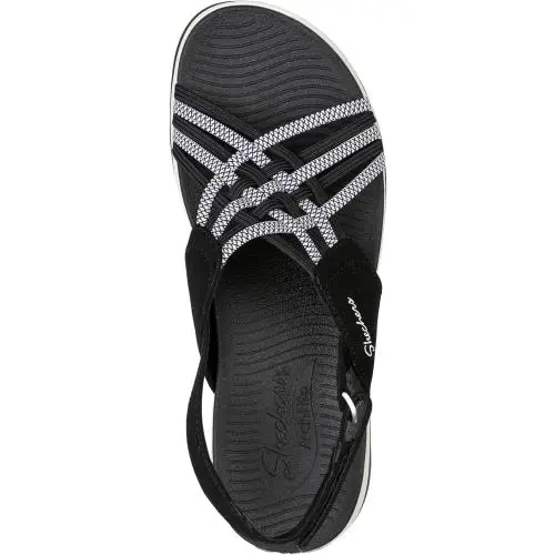 Skechers shoes - 163321-NVGY - 163321-NVGY - Black/White 3