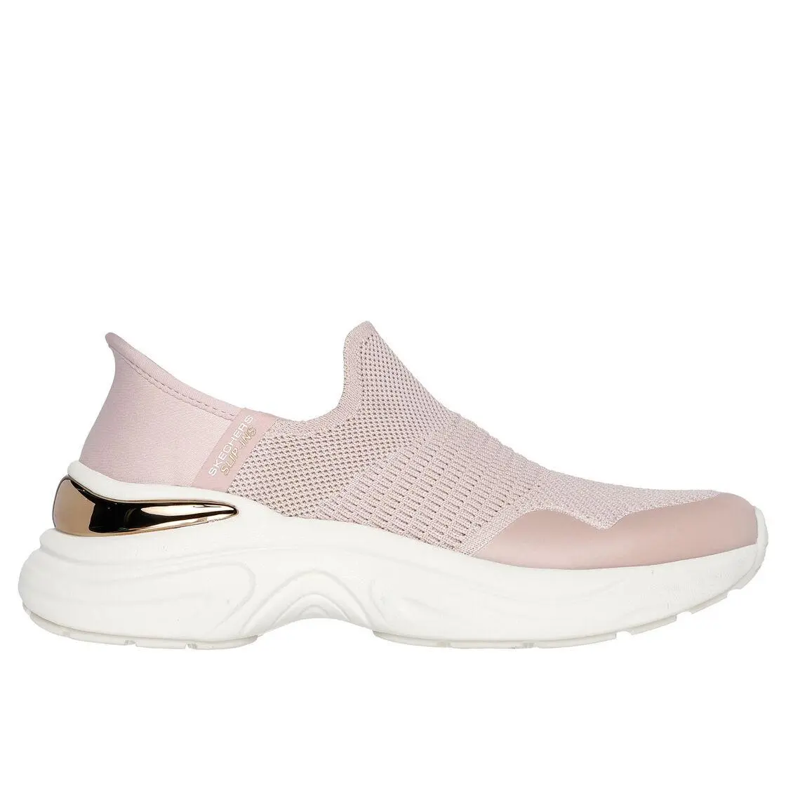 Skechers Shoes Women`s Slip Ins Sport Comfort Pink Memory Foam Hand Free 177586