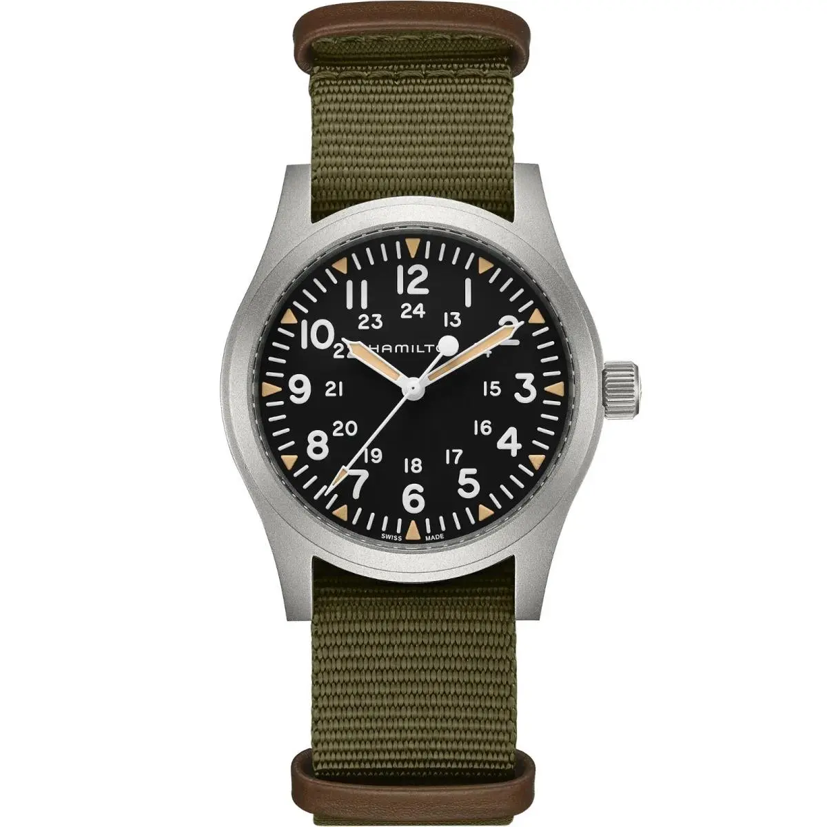 Khaki Field Mechanical Black Dial Men`s Watch H69529933 by Hamilton