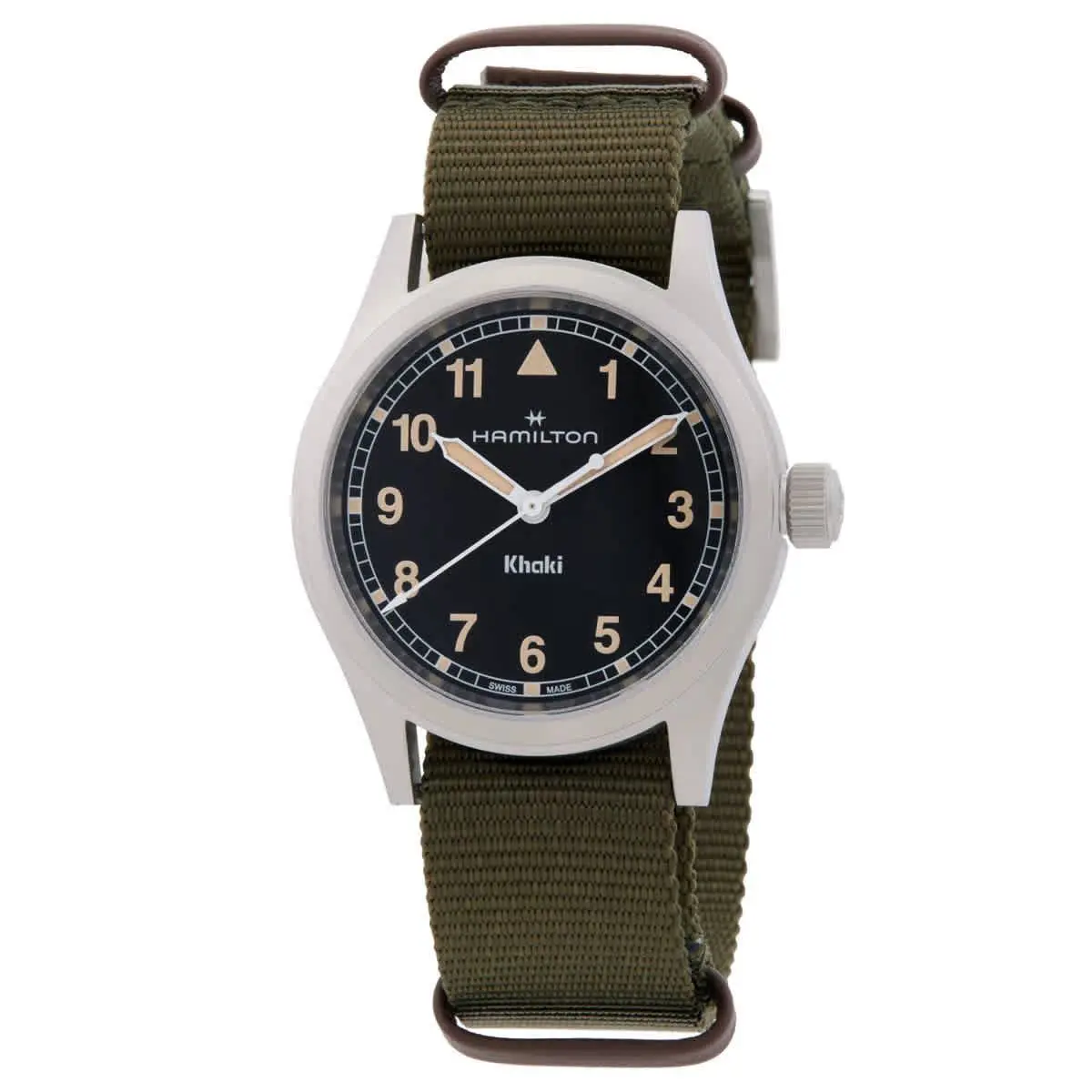Hamilton Khaki Field Quartz Black Dial Watch H69301930