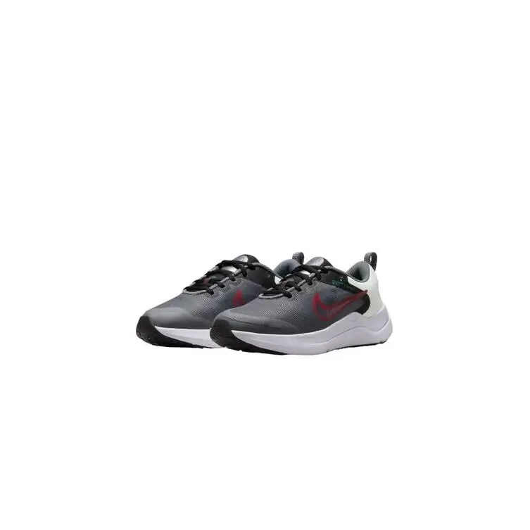 Kids Nike Downshifter 12 Next Nature Dark Grey/ Red Athletic Shoes - Nature Dark Grey/ Red Athletic