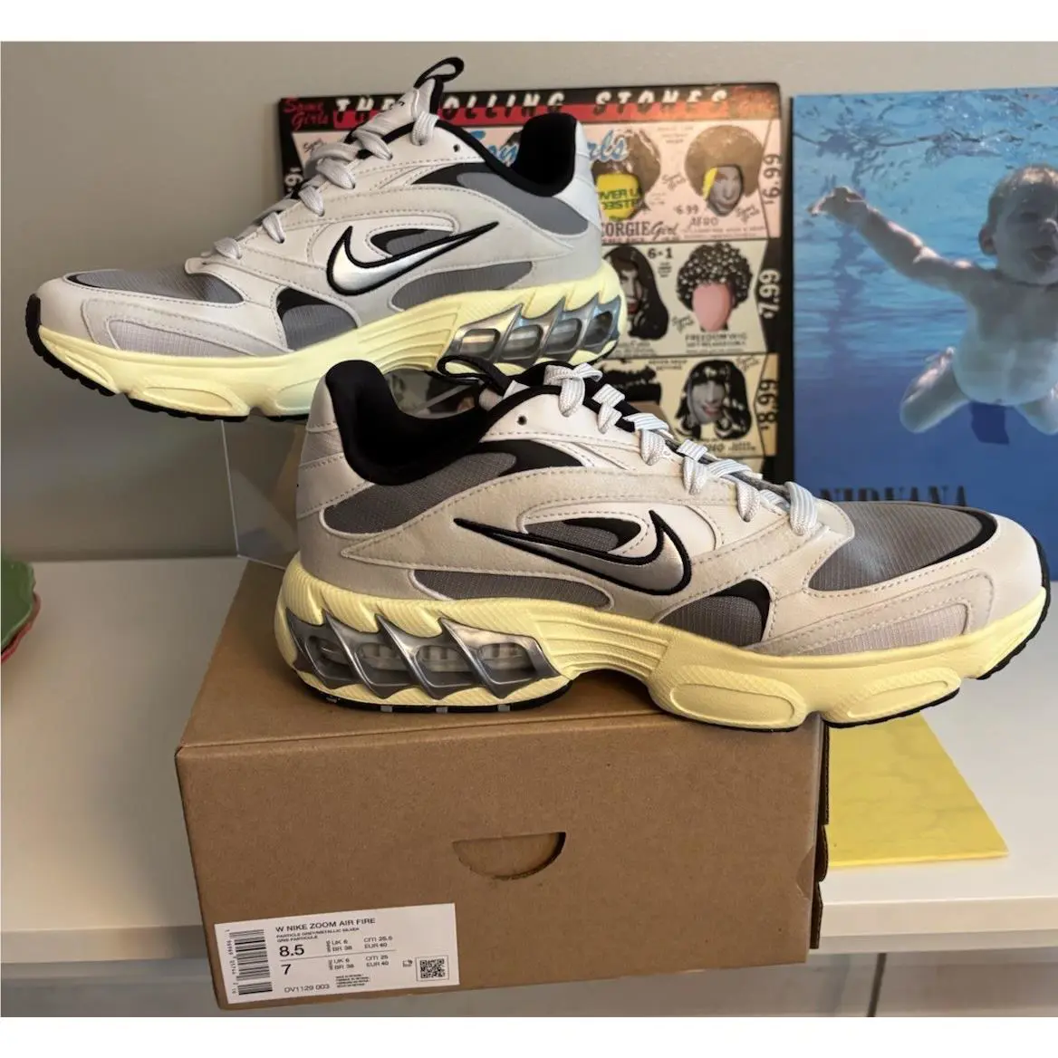 Nike shoes - Nike Zoom Air Fire - Zoom Air Fire - DV1129-003 - Gray (UPC: 196969057459) 0