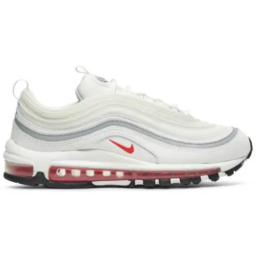 Nike Air Max 97 White Siren Red White Red Black DA9325-101 Women`s Size 10 - White