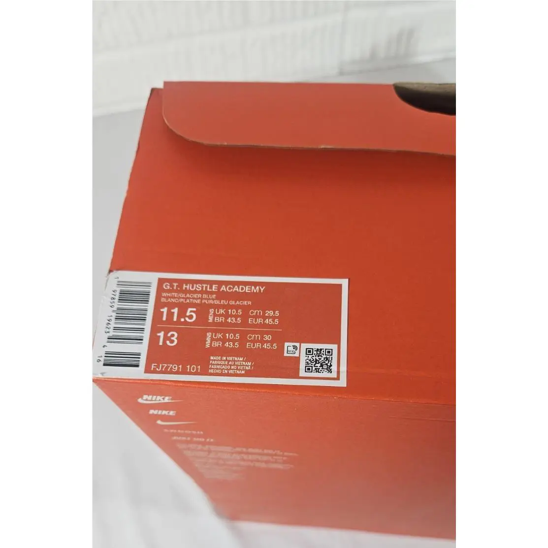 Nike shoes - Nike GT Hustle Academy - Hustle Academy - FJ7791 - White/Glacier Blue 6