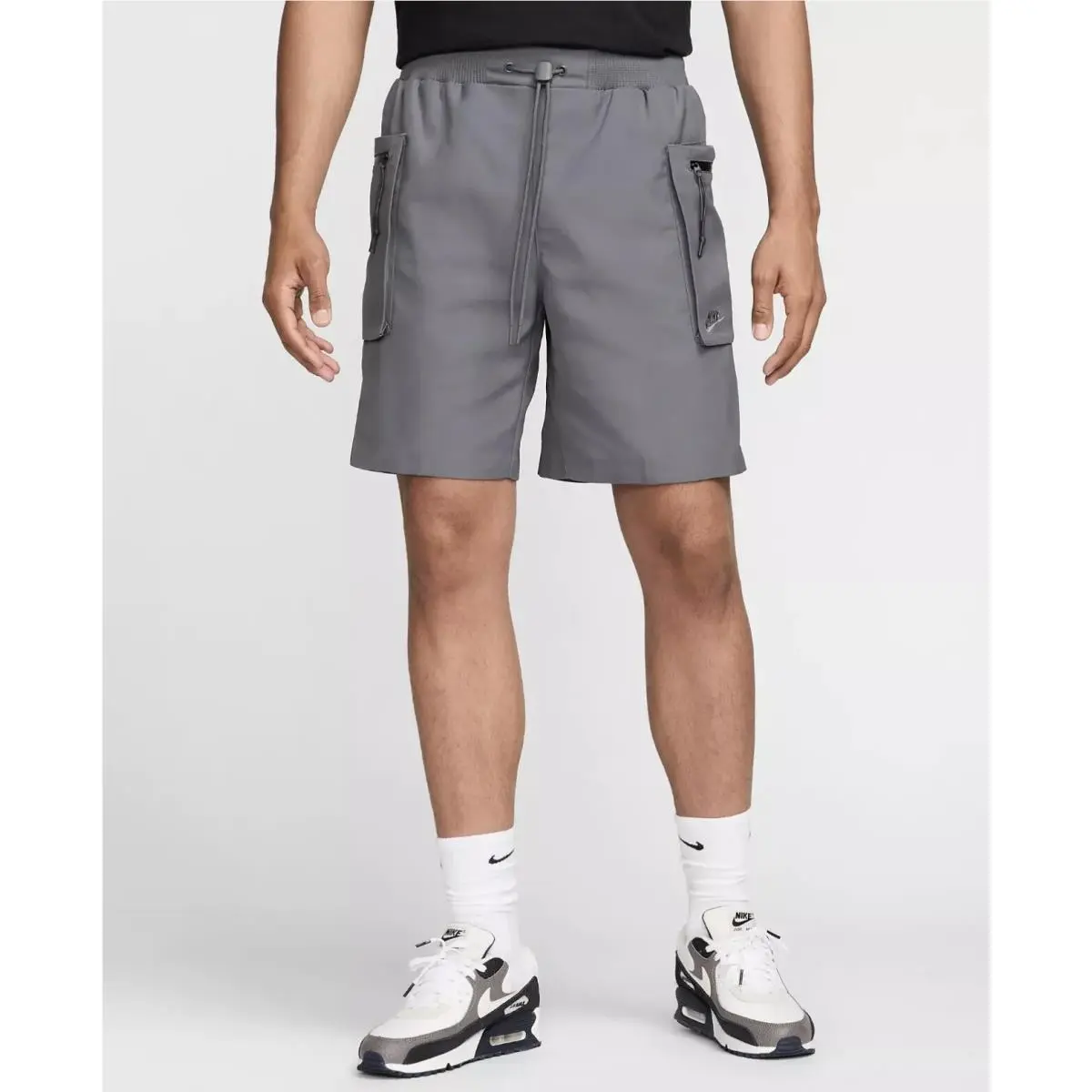 Nike Men’s Sz L Sportswear Tech Pack Shorts Woven Utility Grey FB7528-068