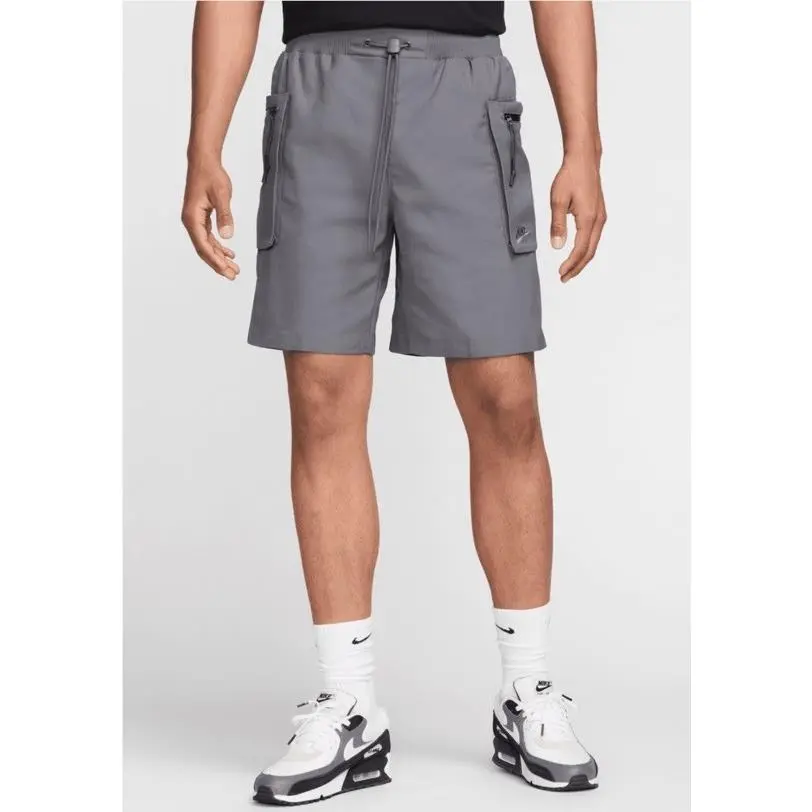 Nike Sportswear Tech Pack Shorts Woven Utility FB7528-068 Gray Men`s Medium