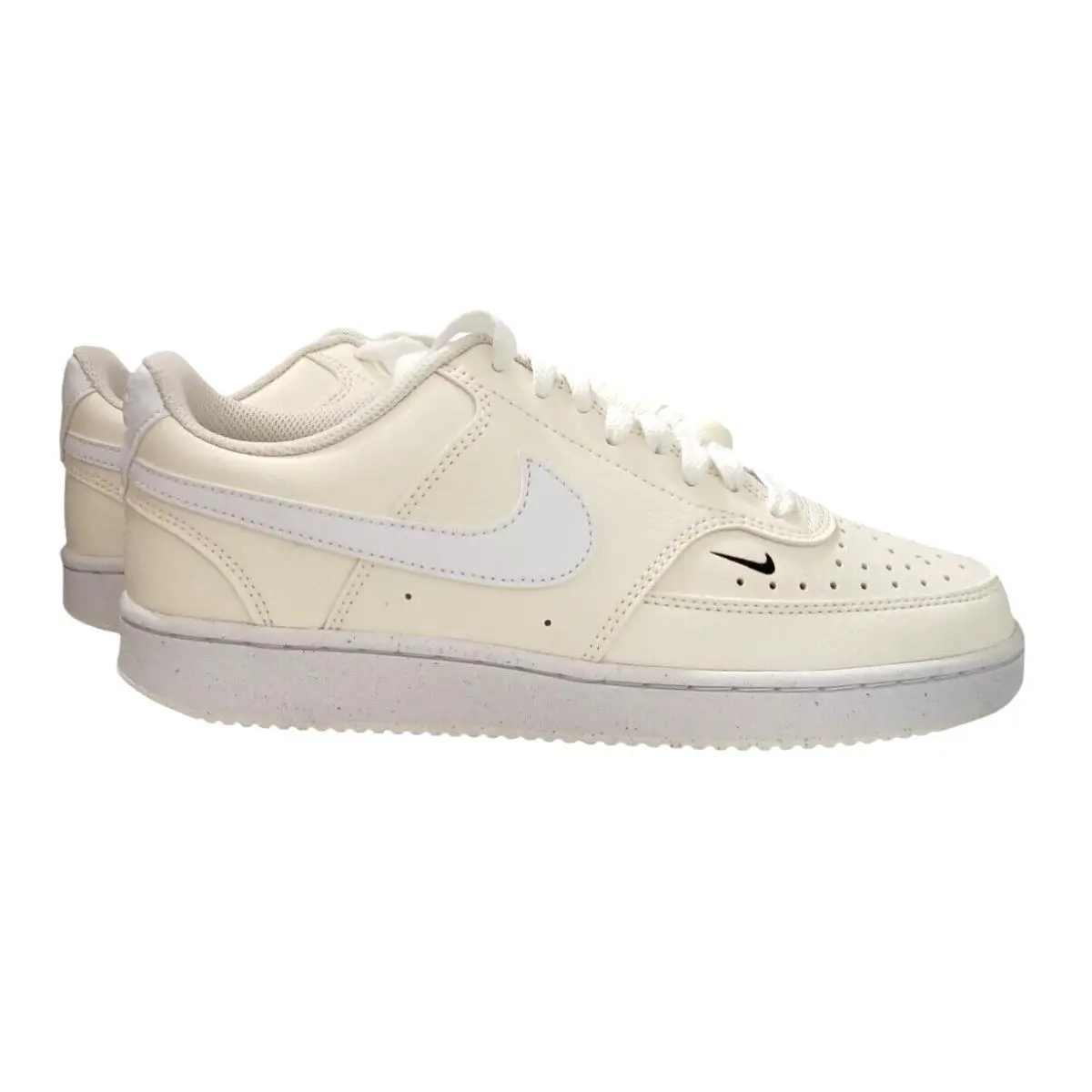 Nike Court Vision Low Womens Sneaker Size 6 White Ivory Pickleball Tennis