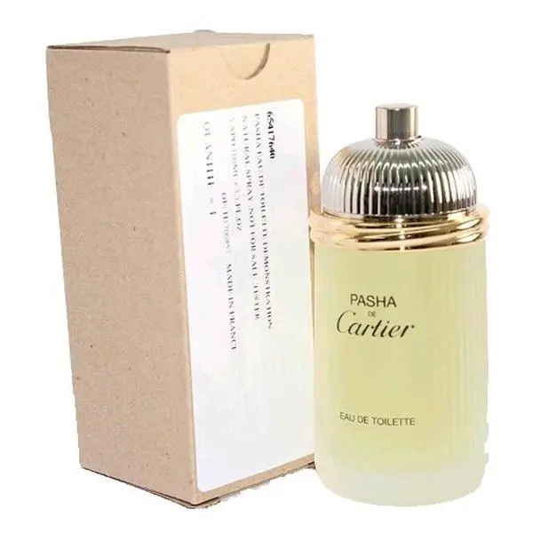 Tester Men Pasha de Cartier by Cartier Edt Spray 3.4/ 3.3 oz