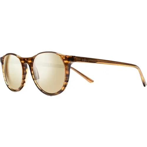 Revo Sunglasses Nolita Amber Horn Frame / Champagne Gold Polarized Lens RE2200