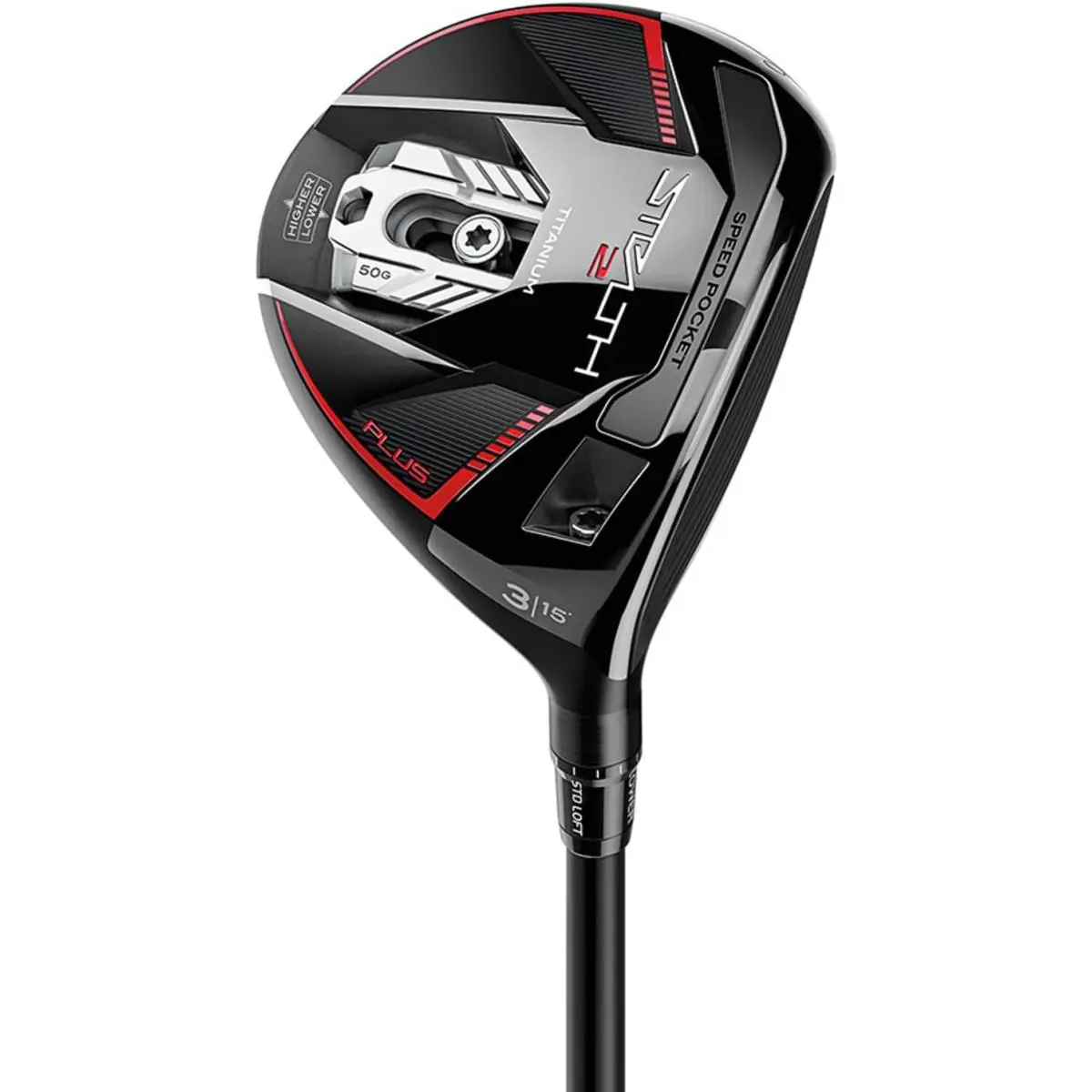 TaylorMade  - Stealth 2 Titanium - Stealth Titanium - Stealth Titanium - Black 3