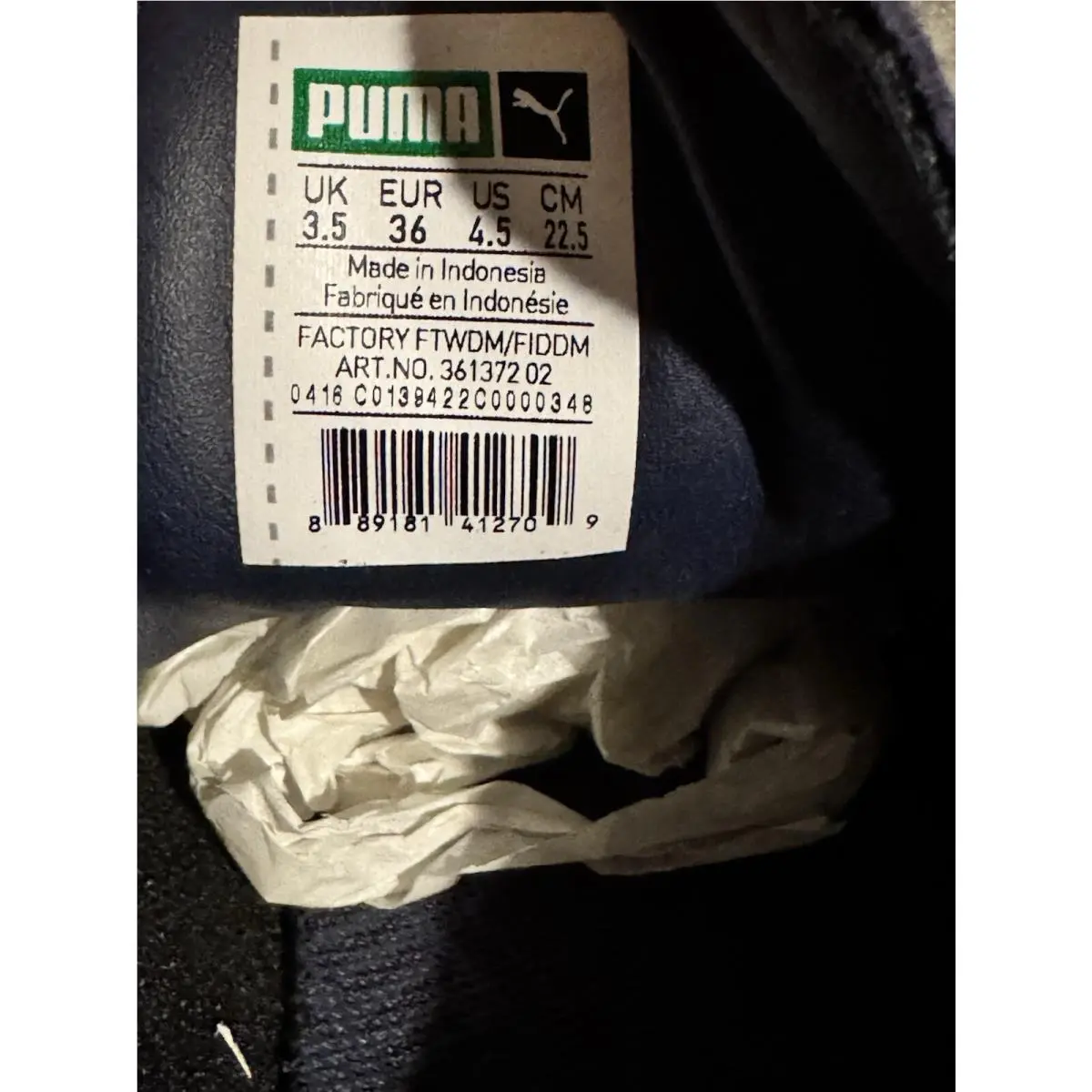 Puma shoes - Puma Suede Classic Casual Emboss - Blue 8