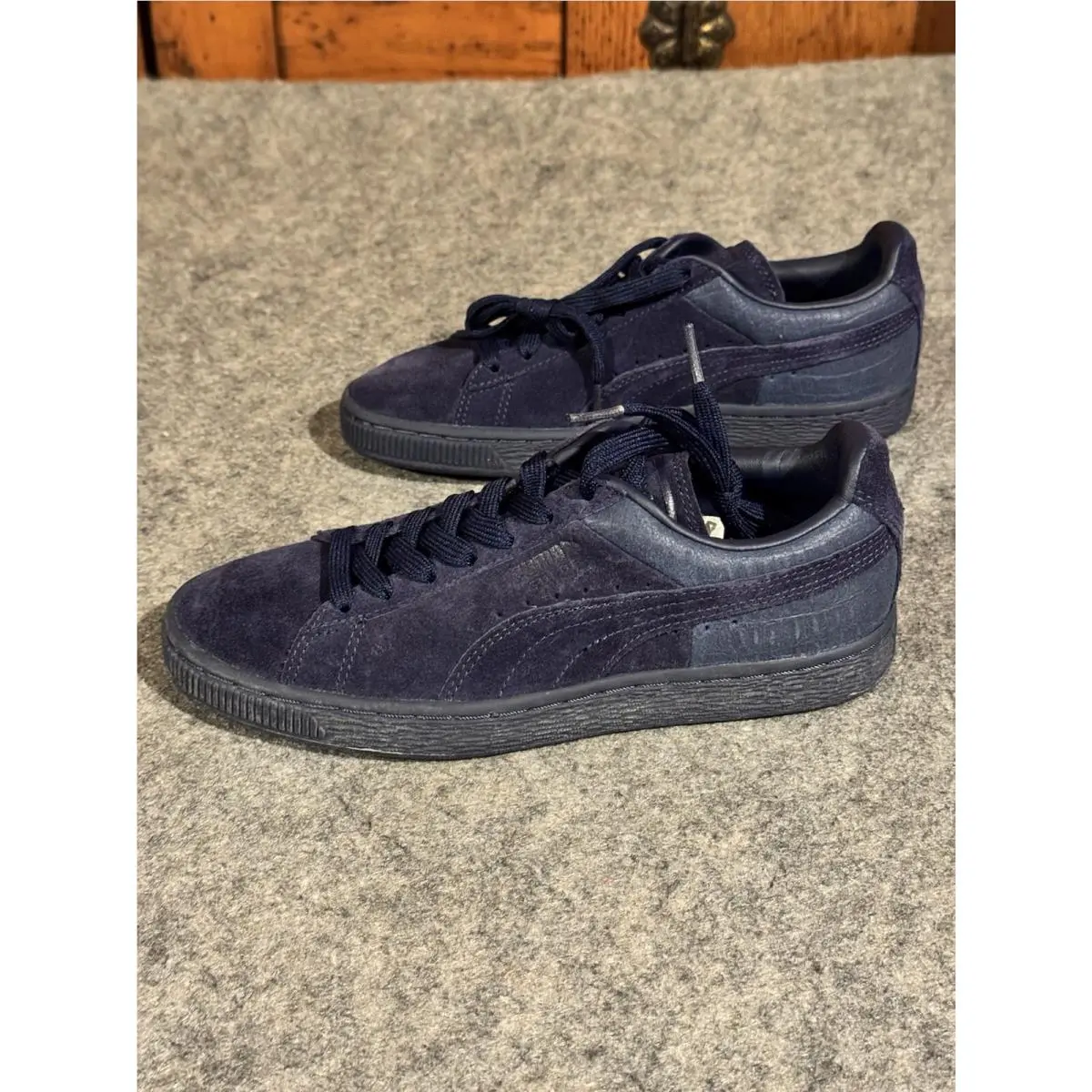Puma shoes - Puma Suede Classic Casual Emboss - Blue 4