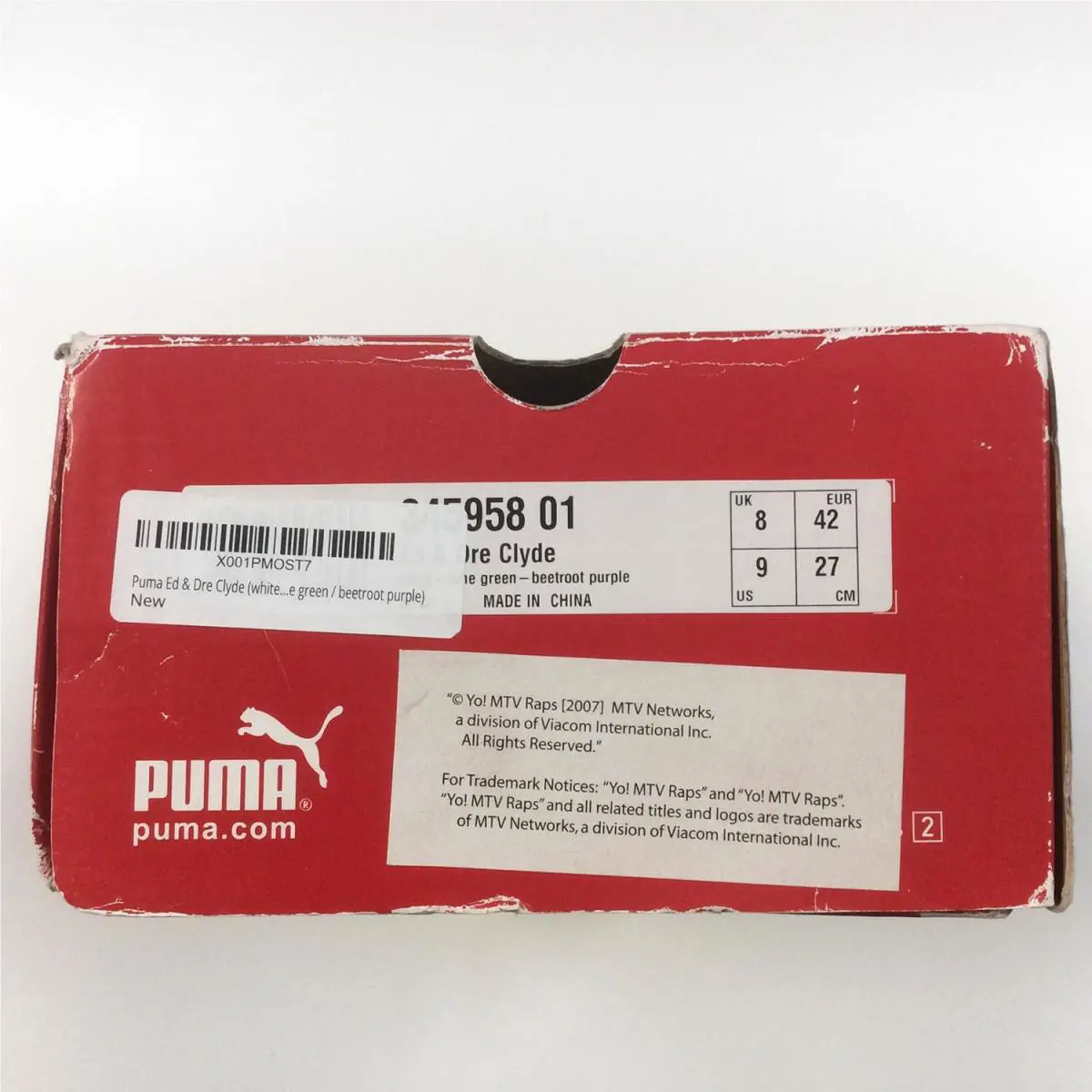Puma shoes - PUMA Clyde - Clyde - 345958 01 - White (UPC: 4048147505992) 1
