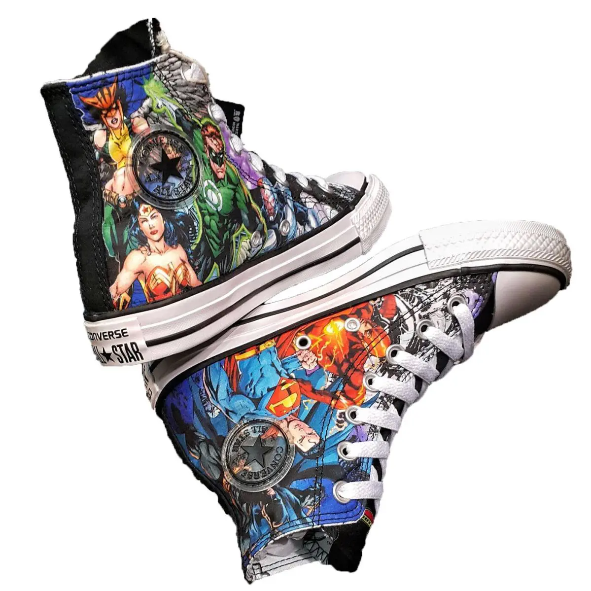Converse shoes - Converse Chuck Taylor All Star Hi - 150443C - Black/Blue/Green 5