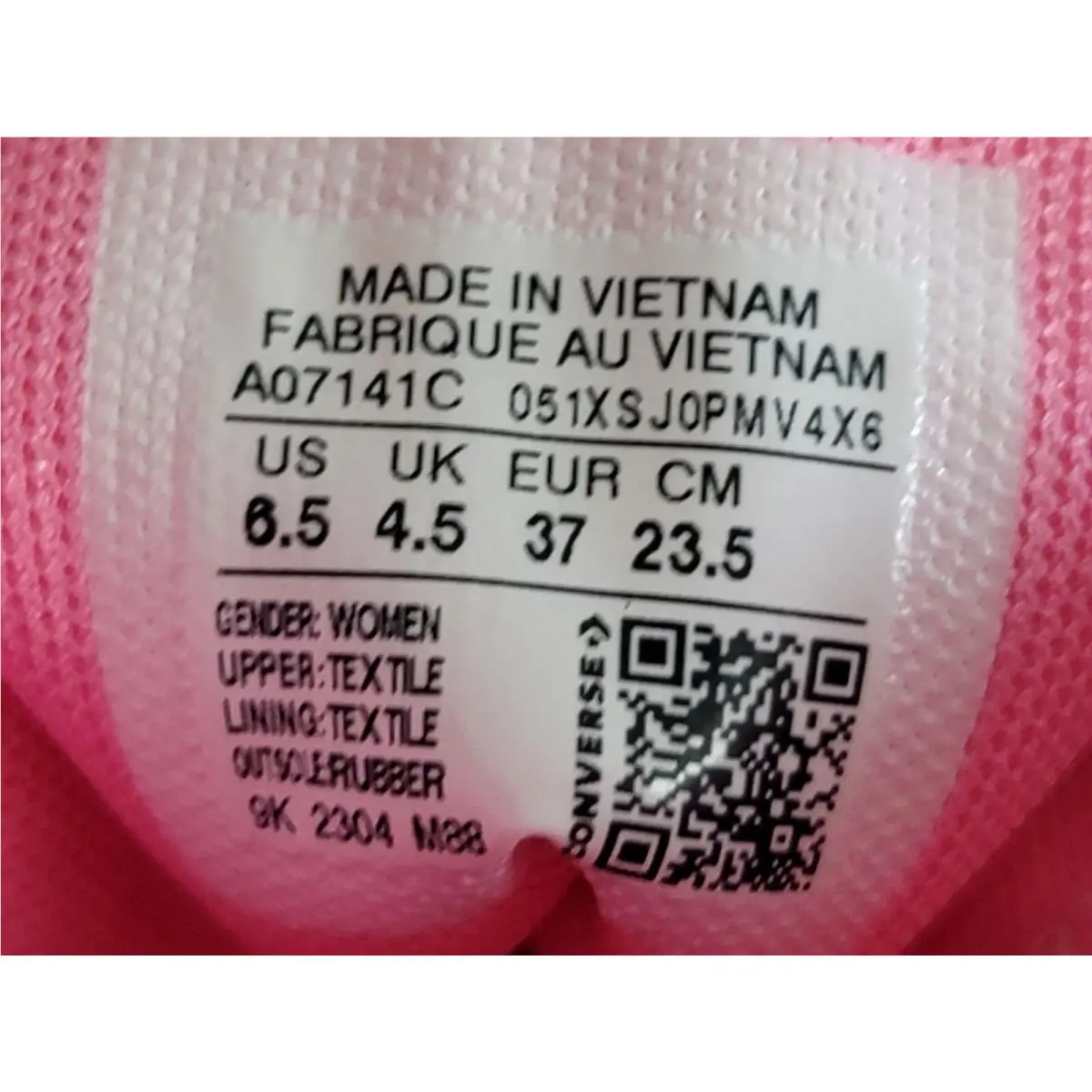 Converse shoes - Converse Chuck Taylor - Chuck Taylor - A07141C - Oops Pink/Oops Pink 13