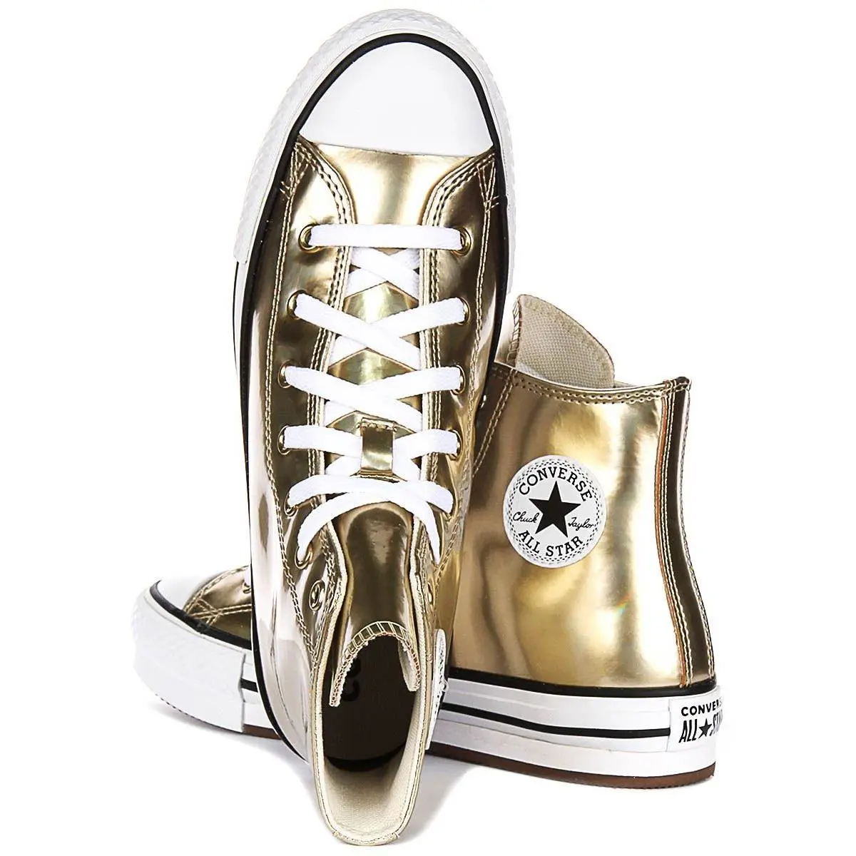 Converse shoes - Gold 2